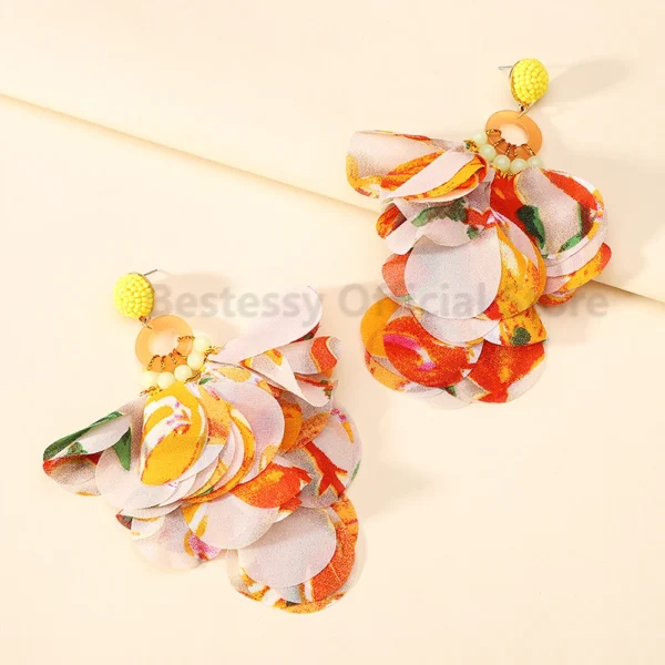 S85ce2926b3c641609ae027be6e151387D.webp Radiant Blooms Floral Statement Earrings with Layered Petals