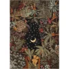 S8b2f7c4a079743f08be989fcf6789834x.webp Midnight Jungle Reverie Boho Rug