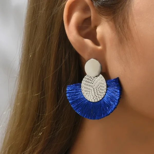 S8b6fc2b3b37247b39888b2e375a9ff40Y.webp Celestial Fan Tassel Earrings