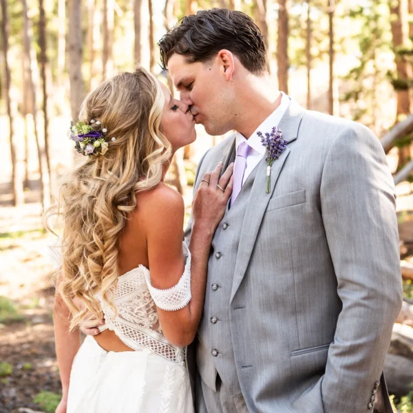 Thistle Grove — Draped Neckline Boho Wedding Dress in Crochet Lace – Spirit & Rebel