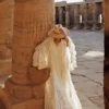 S8d469740a9d2421185d59e01121058caa.webp Desert Muse Whimsical Tiered Ruffle Bell Sleeve Lace Maxi Dress