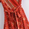 Summertime Flirt Floral Wrap Dress with Tie Waist