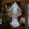 S8e195ea67f82422ea209957c3eaabbf8b.webp The Meadowsweet Veil — Colourful Floral Embroidered Wedding Veil