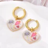 S8f4d943f9b4142699abbbb4bab919e63c.webp Color Rush Artistic Hoop Earrings with Heart Dangles