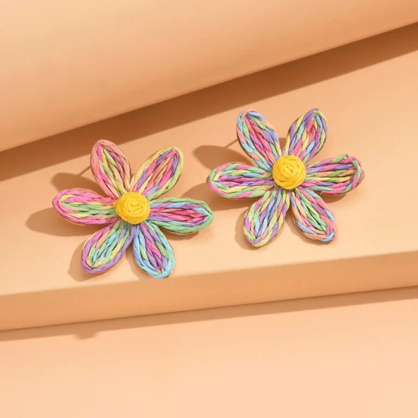 S8f5e1abbb4cc4eb0b2ba9f643179b349o.webp Petal Whisper Handmade Flower Statement Earrings