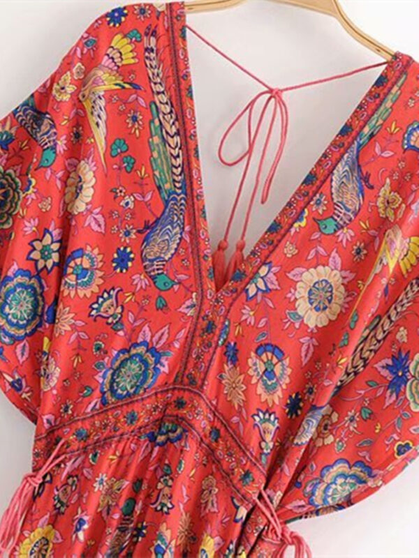 S912c32fcbda84e51a7574a12f1ea4497I.jpg Sundara Bloom Boho Kaftan Maxi Dress