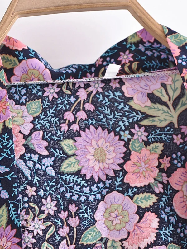S96d1f65ad9b14d74b7414a85e50709aas.webp Sunkissed Dreams Floral Kimono Robe with Belt Tie