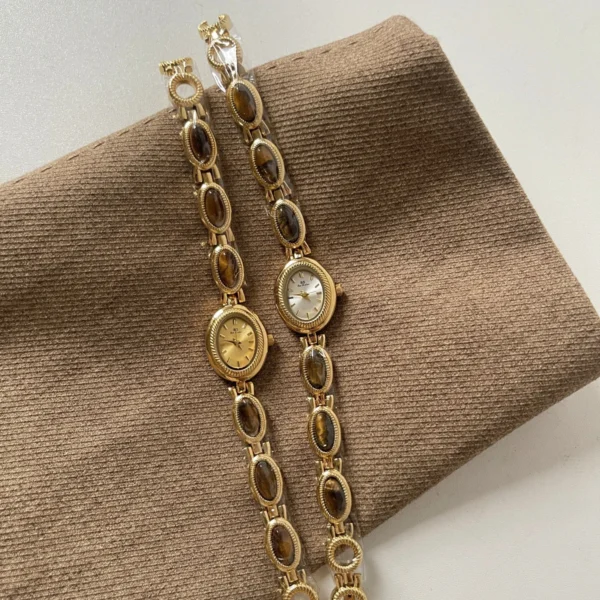 S9a5d123af74242998583e1af390dc800E.webp Elysian Gemstone Embellished Wristwatch with Bracelet Strap