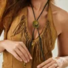 S9aedac81c1e64f26b53509a961a2be5f0.webp Frontier Adventure Western Bolo Tie with Hat and Boot Accents