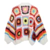 S9ce217a0f6a946a39871bf2da2097757T.webp Boho Rhapsody Open-Front Bohemian Crochet Cardigan