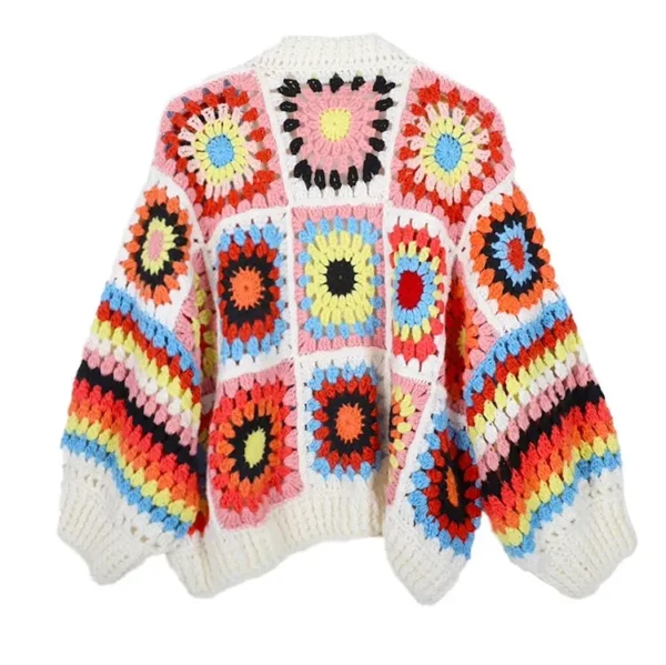 S9ce217a0f6a946a39871bf2da2097757T.webp Boho Rhapsody Open-Front Bohemian Crochet Cardigan