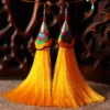 Sa0b4afc20910456797988e2bebf69c62L.webp Oriental-Inspired Boho Earrings with Colorful Tassel Design