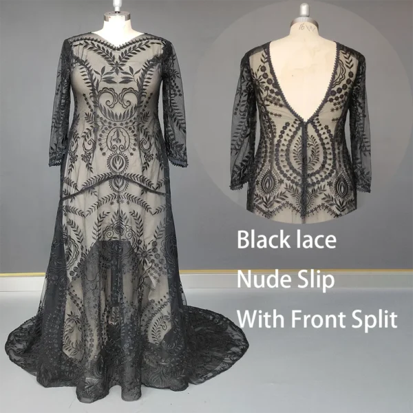 Sa7459c9091c644c2b1bc2f54df39d2fae.webp The Folklore Gown — Boho Long Sleeve Lace Wedding Dress