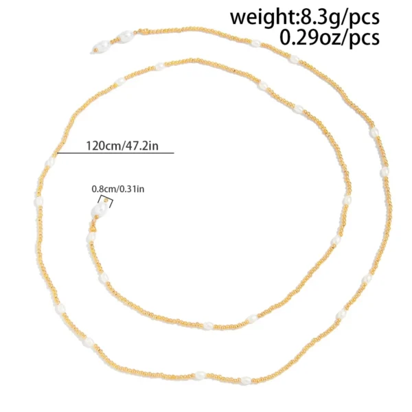 Saac85c49567a43808fb71109e486868fu.webp Opulent Layers Pearl Lariat Necklace with Beaded Strands
