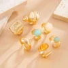 Sac72118e58c9474e92f4ee2af6e4b1ffG.webp Goddess Layered 7 pcs Set Irregular Gemstone Rings
