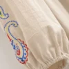 Willow Embroidered Boho Maxi Dress