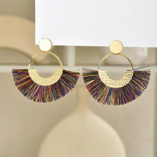 Sae4dcff1eec84ff5b9fc8b44c2df0236F.webp Festival Spirit Fringe Hoop Earrings with Gold Accents