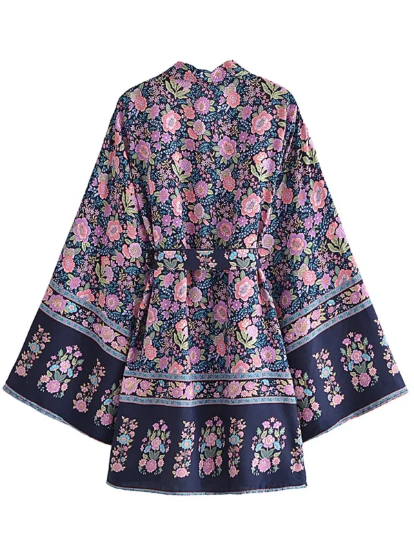 Saf4283188bc044bc83b957db6005c2866.webp Sunkissed Dreams Floral Kimono Robe with Belt Tie