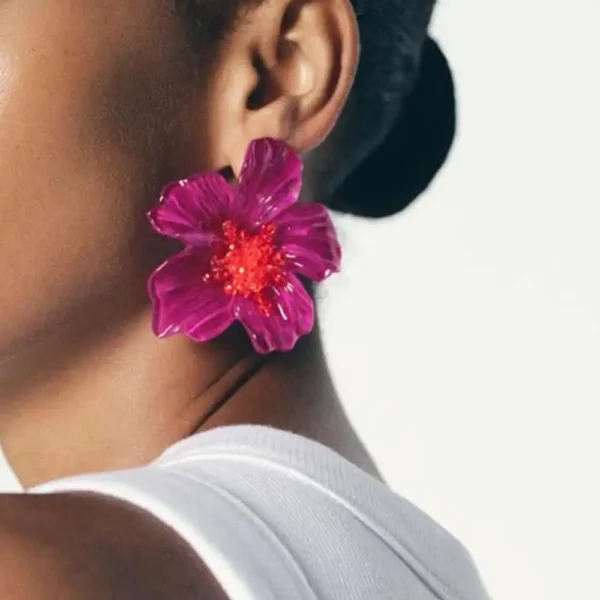 Sb08e1a2c6f1942c58d157817a11d340cp.webp Garden Dance Colorful Flower Earrings