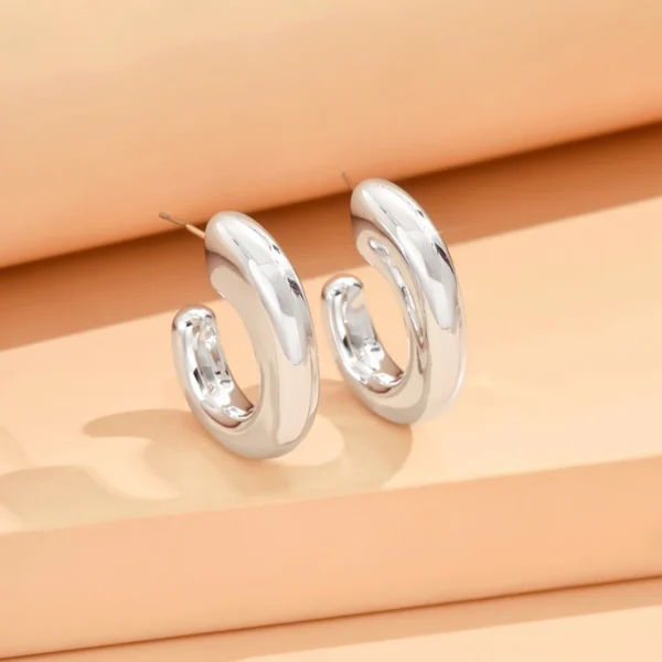 Sb275b4a96e7848ffb409b3e524344439J.webp Irregular Crinkle Studs - Hammered Silver and Gold Earrings