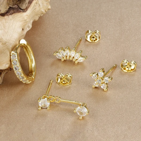 Sb2acbf16680b44b1afc268aec90b571ca.webp Festive Glint Earring Set 4pcs with Crystal Accents – Spirit & Rebel