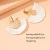 Sb4fb1b198e5e45a8b1c7c7d74c827346A.webp Celestial Fan Tassel Earrings