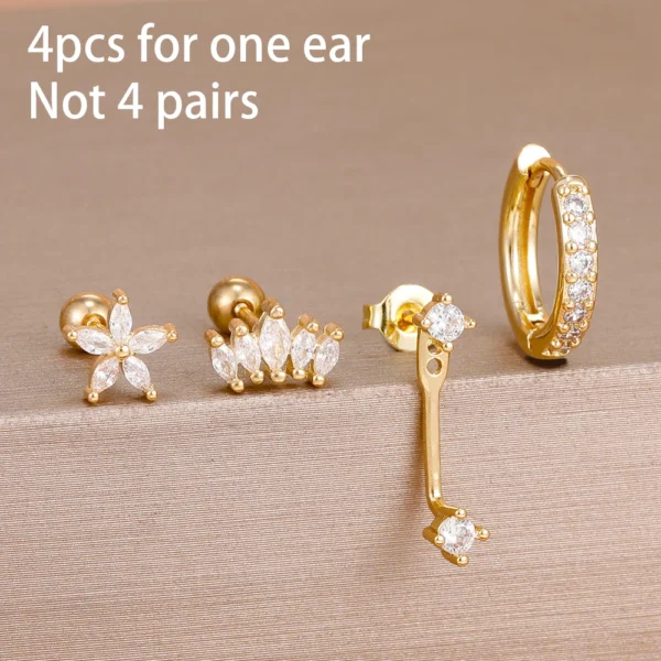 Sb5113f6ab9e54ab0a727b1ae214c98cap.webp Festive Glint Earring Set 4pcs with Crystal Accents – Spirit & Rebel