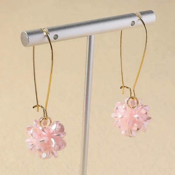 Sb84a07b243f84dbab36e059e4b10332b4.webp Blossom Harmony Floral Drop Earrings with Delicate Gold Wire