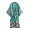 Sbc0e42ce38624c9bbdeb2002e9a61310t.webp Turquoise Floral Wide-Sleeve Kimono Cover-up
