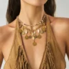 Sbd8a29561f2643edb36ab6f5e87822a7A.webp Festival Harmony Bohemian Coin Necklace Set with Bead Accents