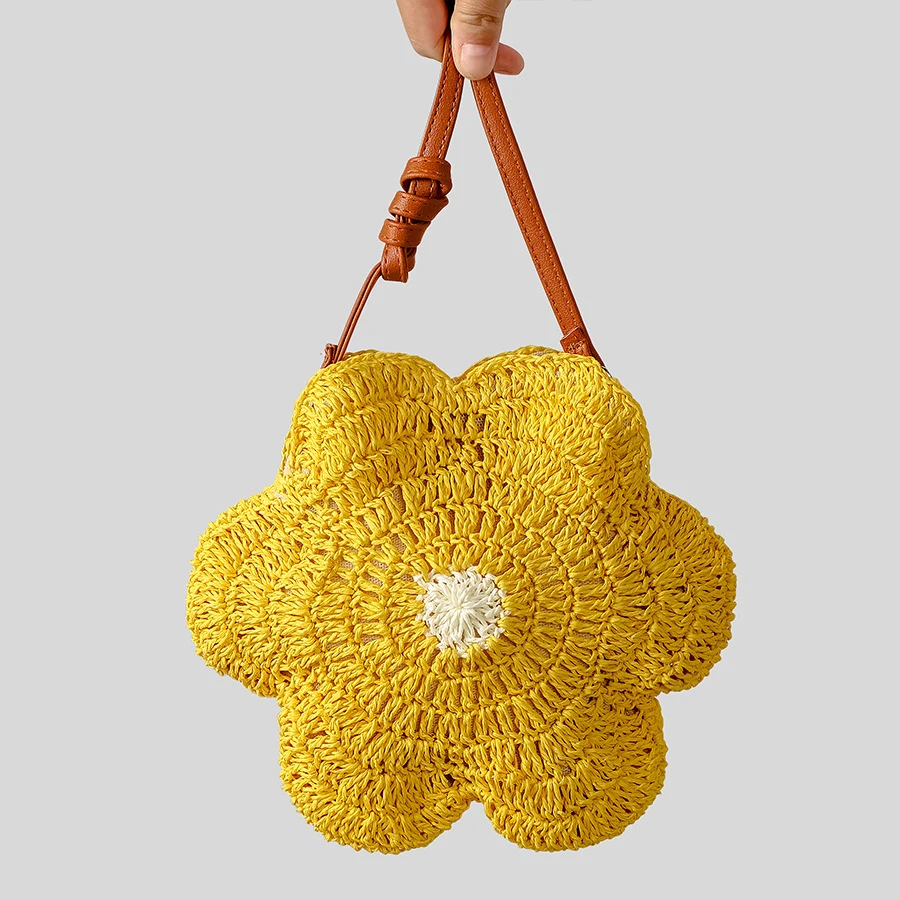 Artisan Petal Handwoven Bag