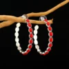 Sc2d4b07afaac4a17a3a6cd326ebf8cb7C.webp Western Chic Stone Hoop Statement Earrings