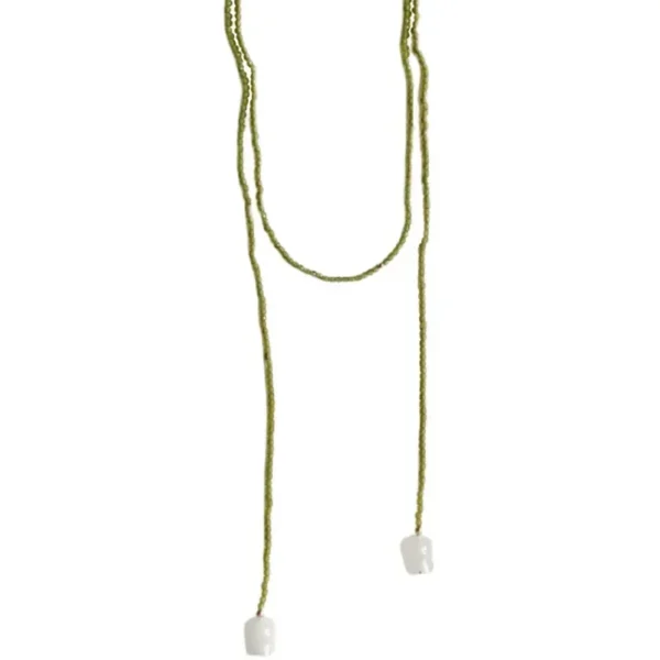Sc49c4f873786459b942618441c65cc0dq.webp Enchanted Lily Beaded Choker Necklace with Adjustable Length