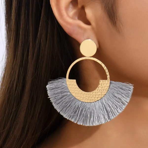 Sc5a886d8434a437ebbed23be391340d6l.webp Festival Spirit Fringe Hoop Earrings with Gold Accents