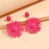 Sc8965ed61fdd4e899773592e3854b600n.webp Handmade Woven Rattan Daisy Drop Earrings