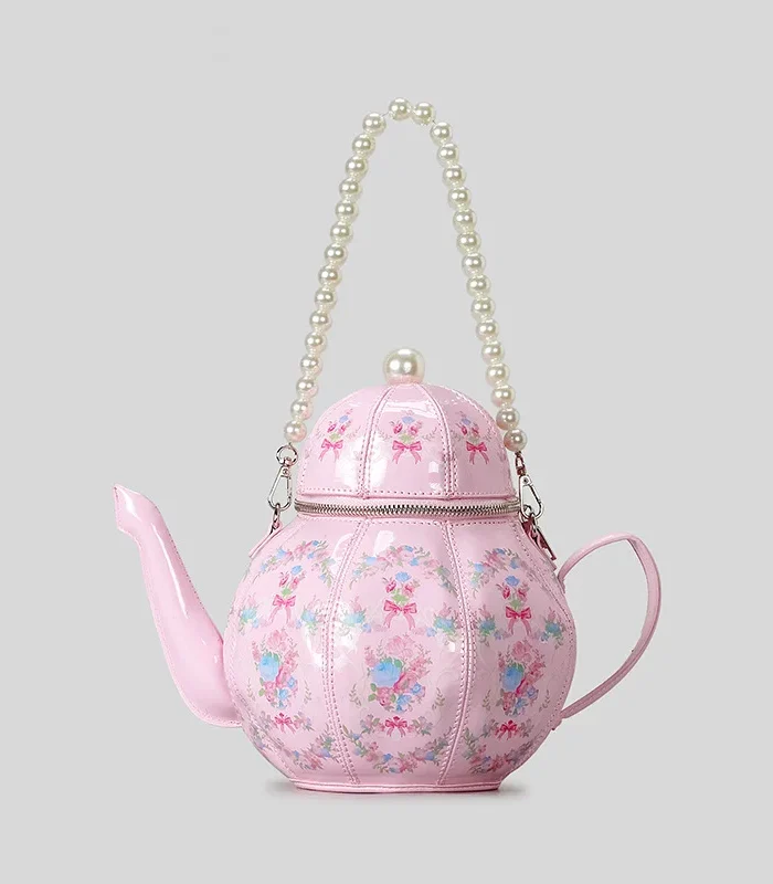 Porcelain Daydream Teapot Purse