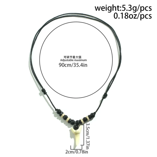 Sce41923fd0cb4bfbbdadaef860dec519r.webp Tribal Dream Bohemian Beaded Necklace with Pendant