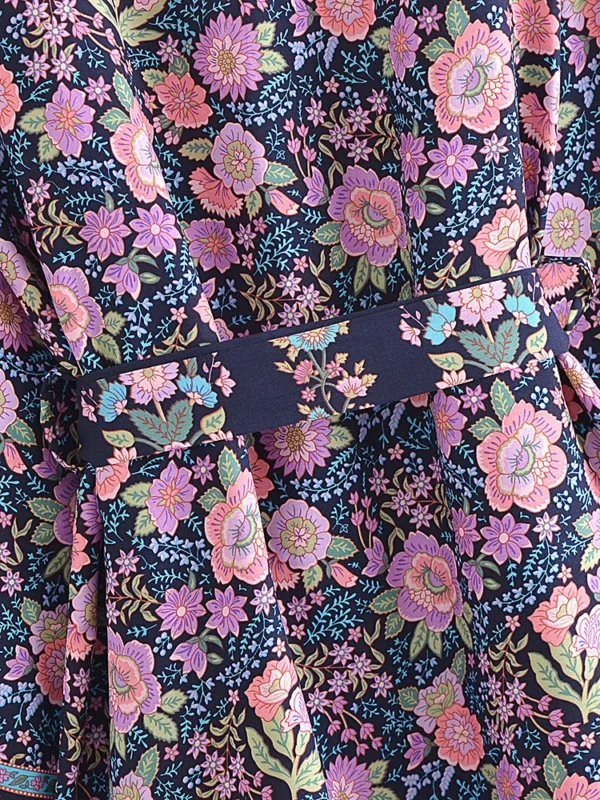 Scf7854f9241b44e0a10fc30a5aad5767j.webp Sunkissed Dreams Floral Kimono Robe with Belt Tie