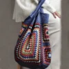 Sd06649d141f84d1c9c791ca7780bad9cA.webp Sunlit Nomad Crochet Granny Square Boho Bag