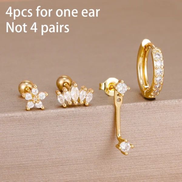 Sd175169bb6cf4e62a66b3c3822c883fez.webp Festive Glint Earring Set 4pcs with Crystal Accents – Spirit & Rebel