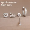 Sd45983bc70a44c0586a0b74d6e7a62457.webp Festive Glint Earring Set 4pcs with Crystal Accents – Spirit & Rebel