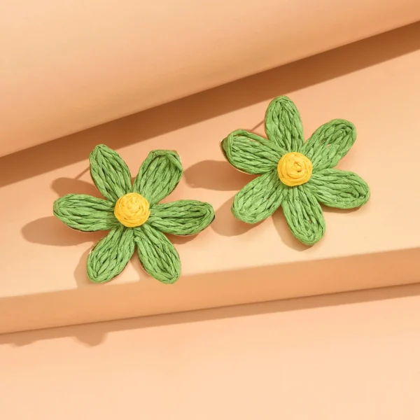 Sd4c04aa8e0b8402b9c4a5bbc2b116a8dk.webp Petal Whisper Handmade Flower Statement Earrings