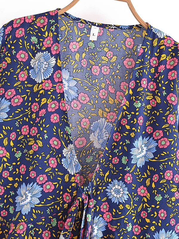 Sd524c1ecc46b478bb88ad0cb34827106k.webp Wildflower Breeze Boho Tie Front Blouse