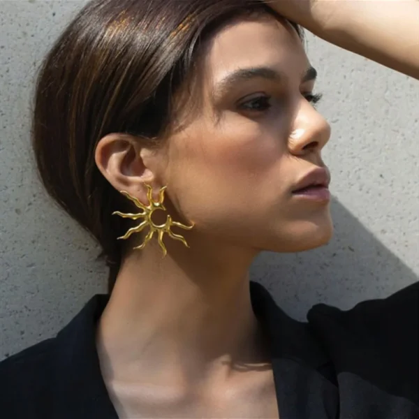 Sda9f71053d4f4746a892f4fc5f4afa7aE.webp Sunshine-Inspired Boho Earrings Radiating Warmth and Joy