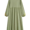 Butterfly Embroidered Boho Maxi Dress