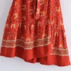 Summertime Flirt Floral Wrap Dress with Tie Waist