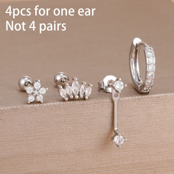 Se199796003c0408c9e3968b3e85d0ca3j.webp Festive Glint Earring Set 4pcs with Crystal Accents – Spirit & Rebel