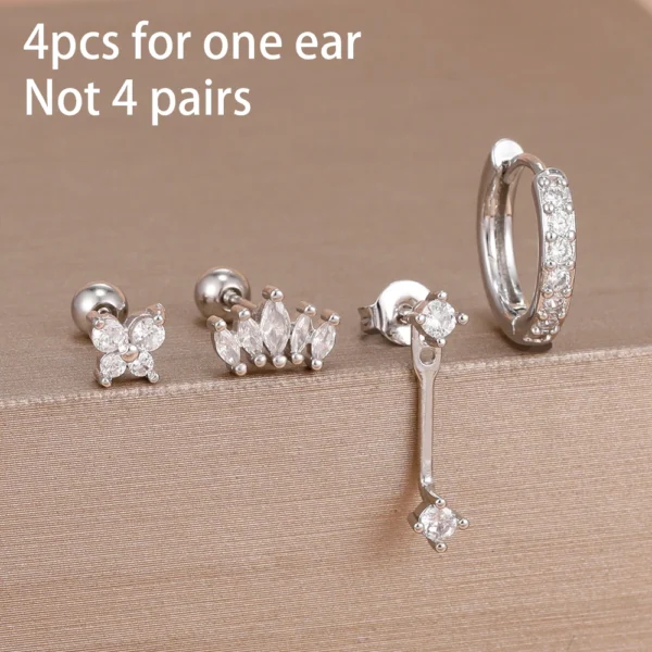 Se2761fd18dfe46d2a0a3d06a33f6143dP.webp Festive Glint Earring Set 4pcs with Crystal Accents – Spirit & Rebel