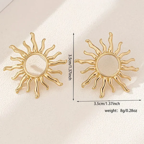 Se31058a5591b49fea11686f75f087283z.webp Sunshine-Inspired Boho Earrings Radiating Warmth and Joy