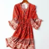 Se528f4134a9442c494de6044689645fep.webp Lavender Trail Boho Bell Sleeve Mini Dress